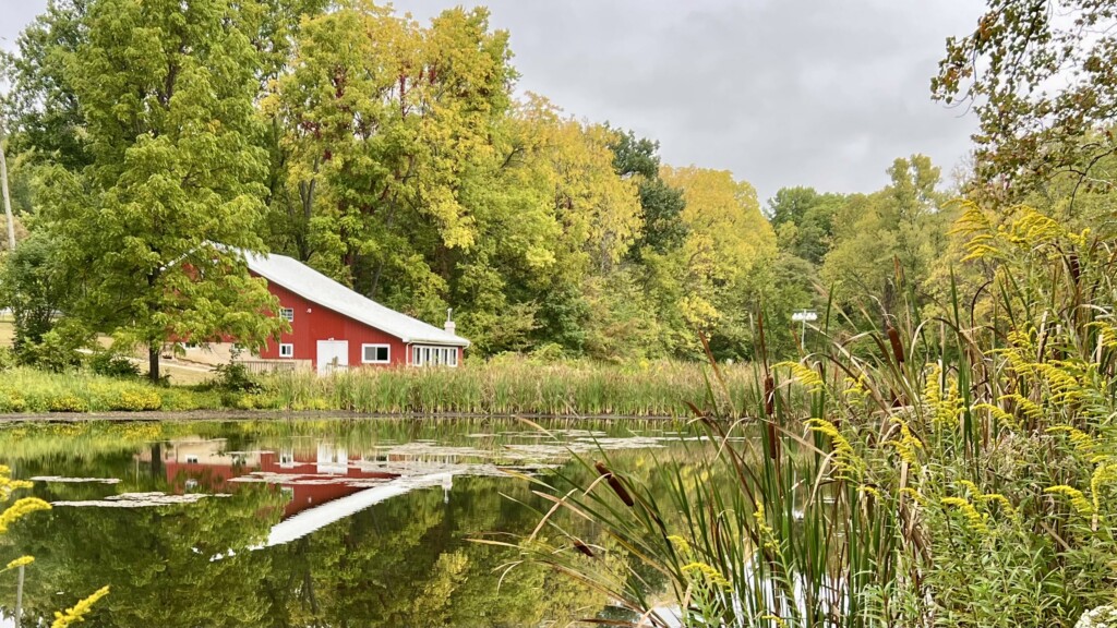 The Markle Barn in fall